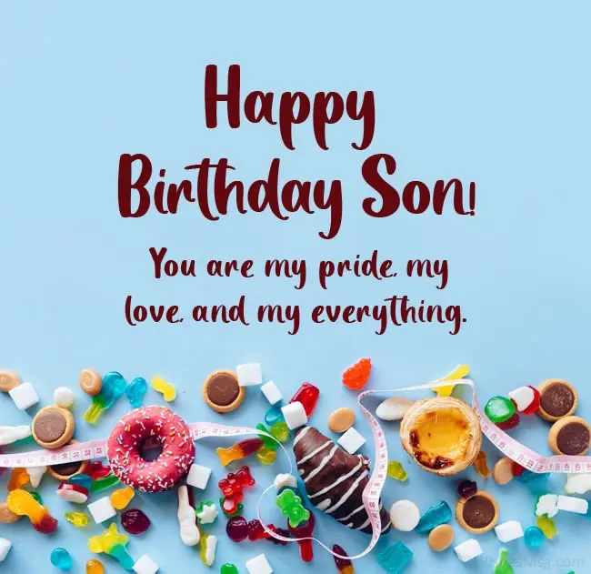 Happy birthday to son