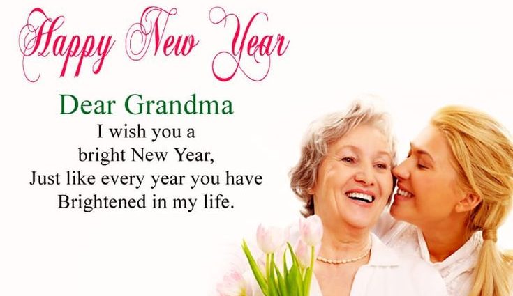 Hyvää uutta vuotta 2023 isoäidille