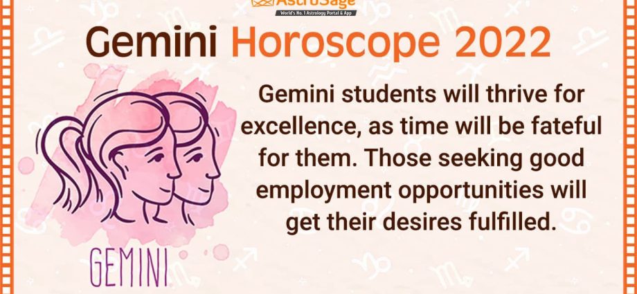 Horoscope ya 2022: Gemini