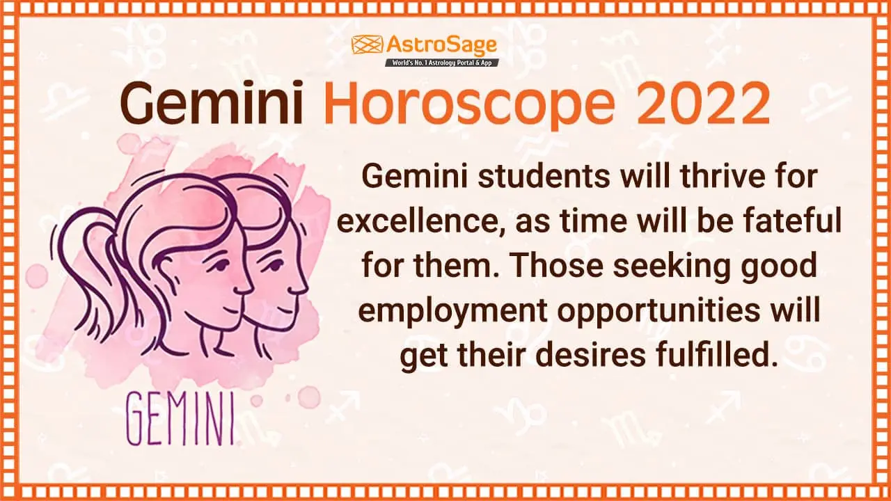 Horoscope for 2022: Gemini