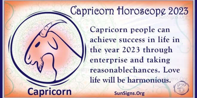 I-Horoscope ka-2023: I-Capricorn