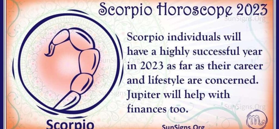 2023ko horoskopoa: Scorpio