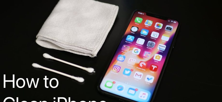 How to clean iPhone