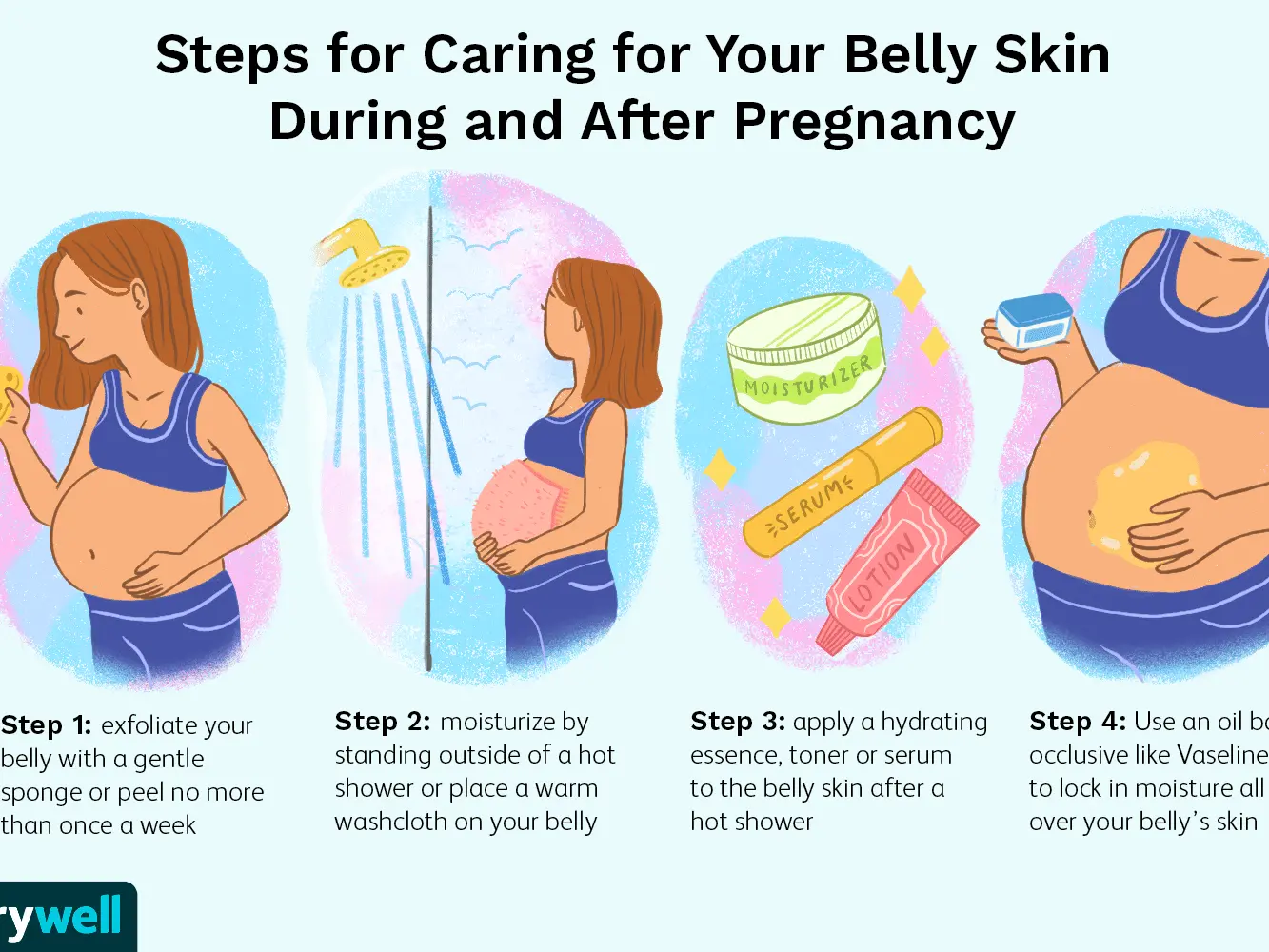 How to clean the stomach after childbirth at home
