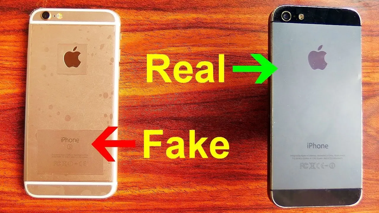 How to distinguish an original iPhone from a fake