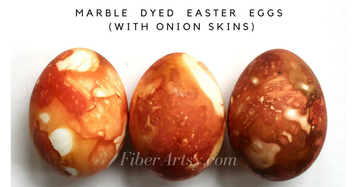 How to dye eggs with onion skins for Easter at home