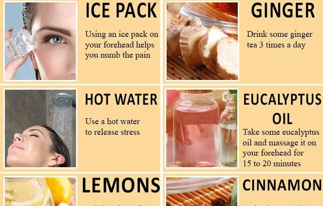 How to get rid of a headache at home