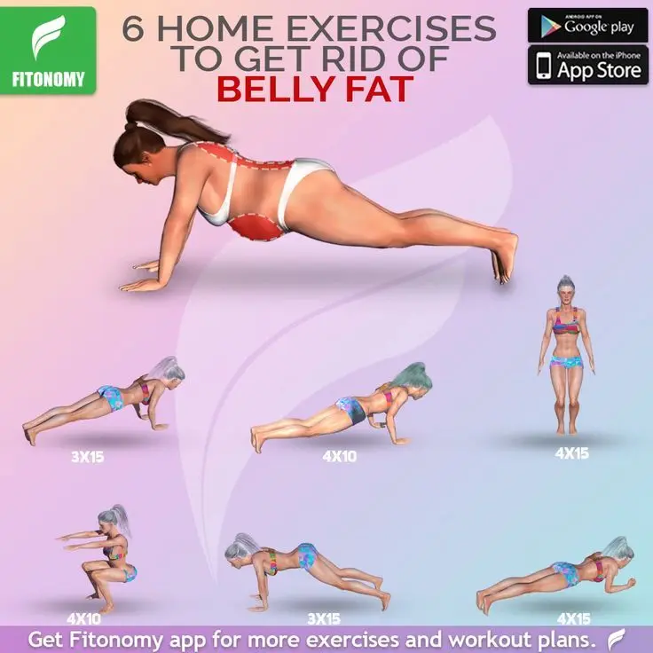 How to get rid of belly fat at home