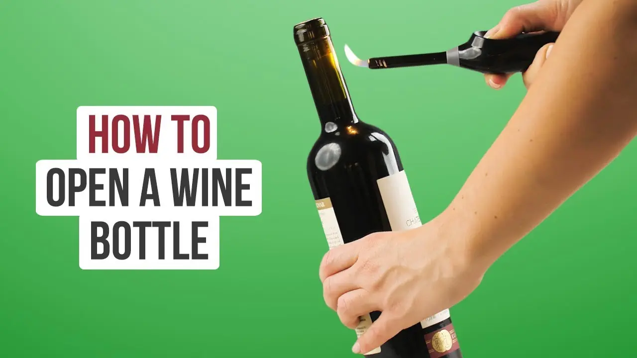 How to open champagne without a corkscrew and cotton at home