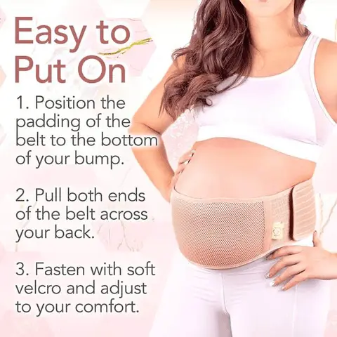 How to put on and wear a maternity bandage