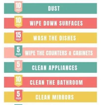 如何快速打扫你的房子
