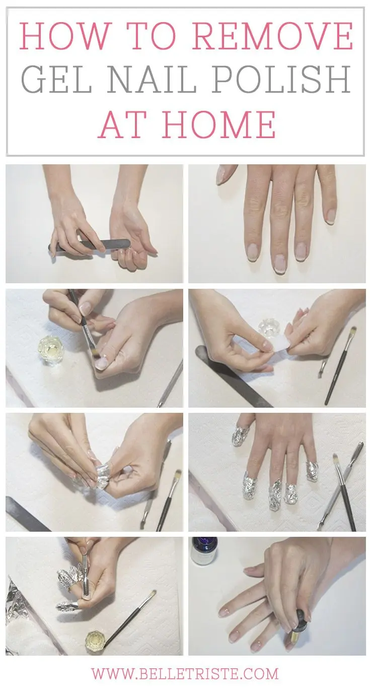 How to remove gel polish at home