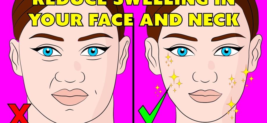 Massage for swelling of the face for adults