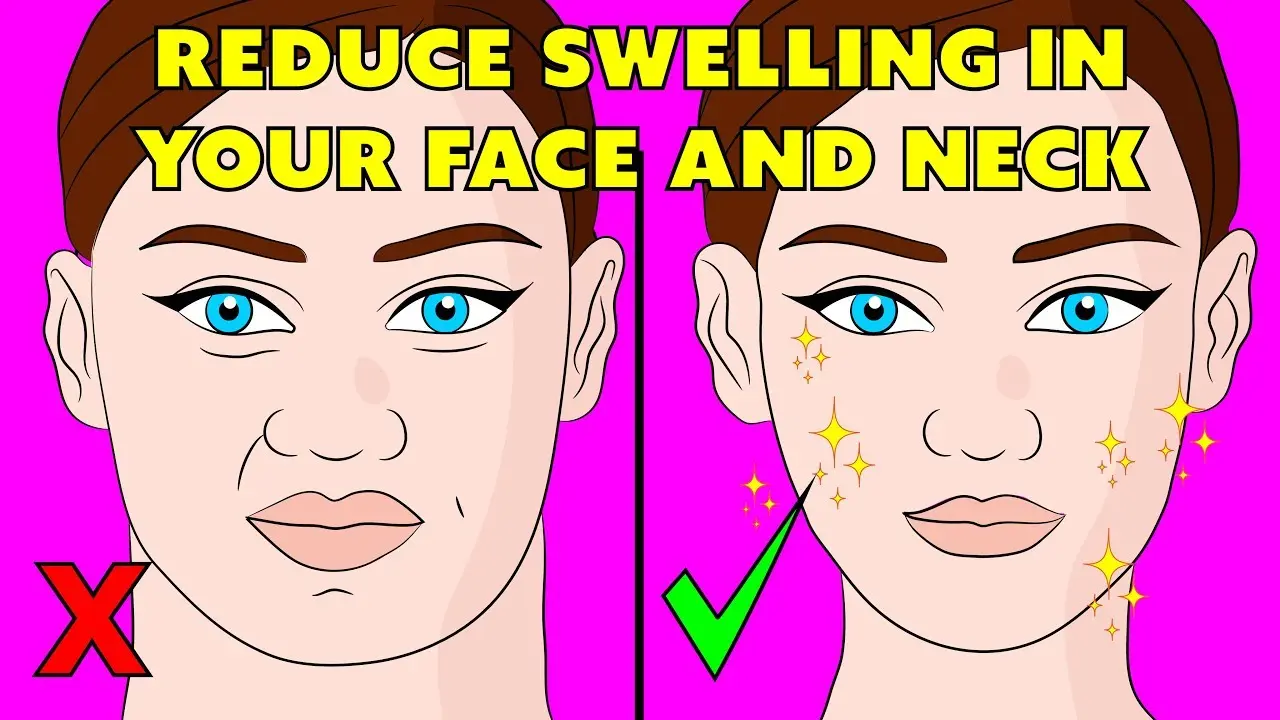 Massage for swelling of the face for adults