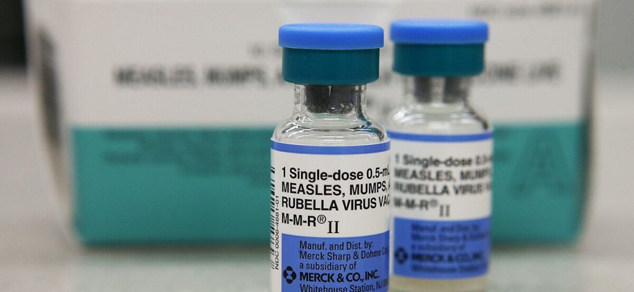 Measles vaccine for adults