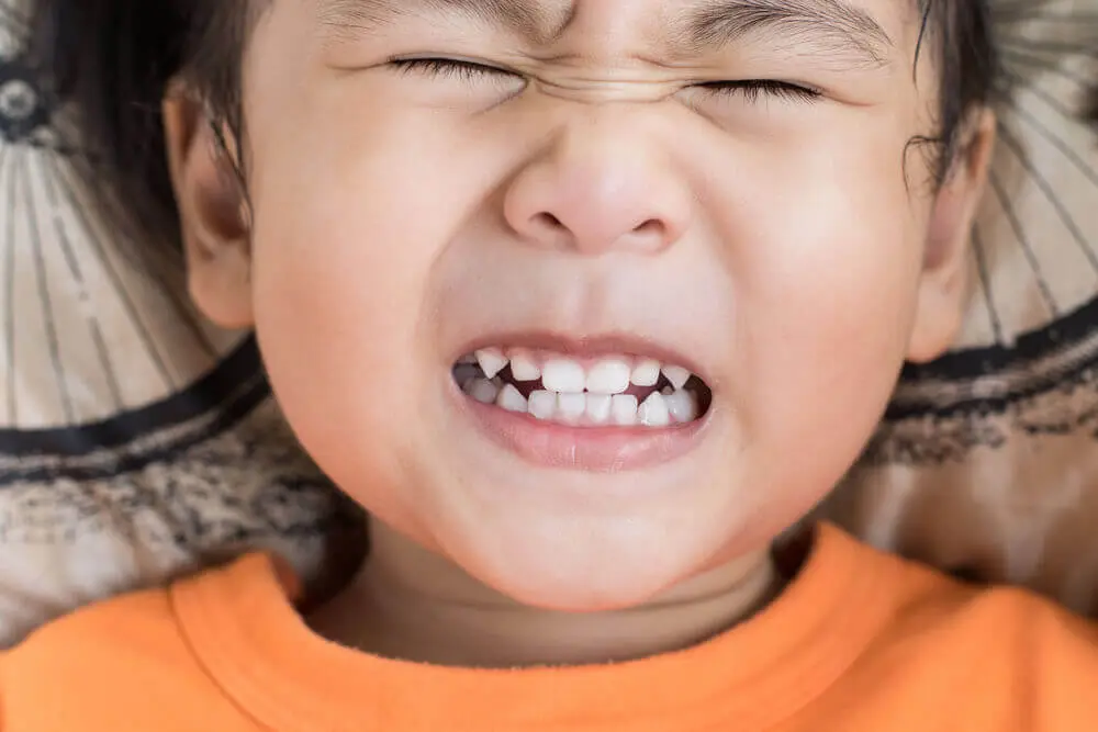 Milk teeth in children