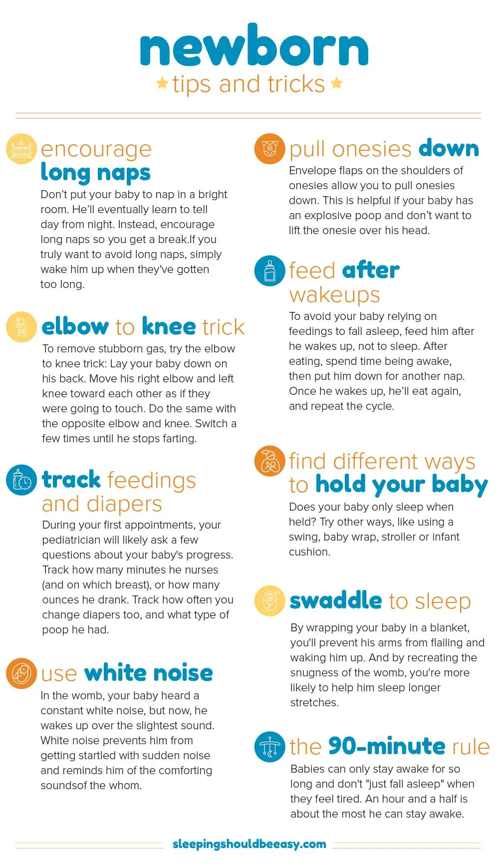 Newborn baby: advice to new parents