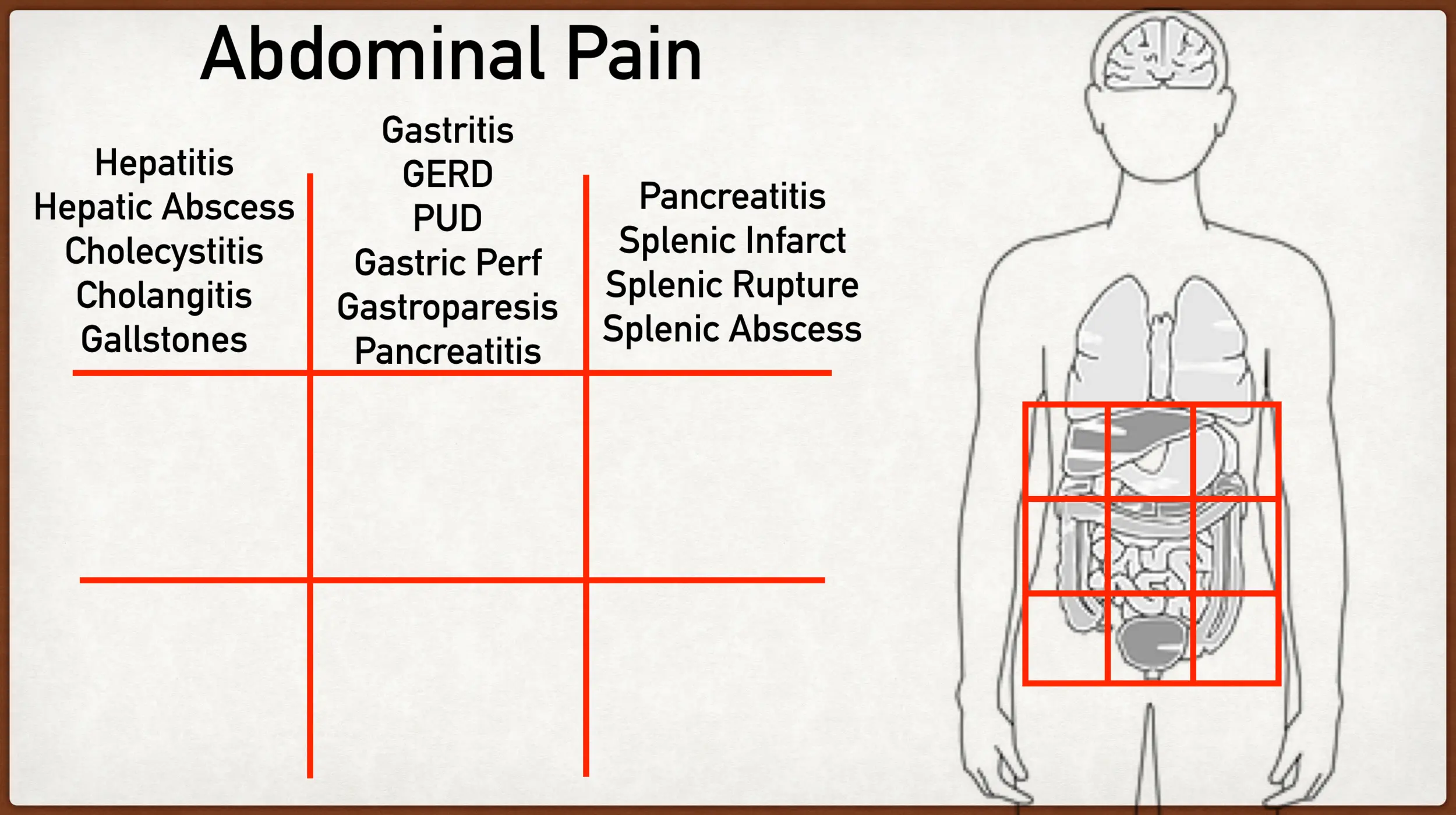 Pain in the left hypochondrium in women and men