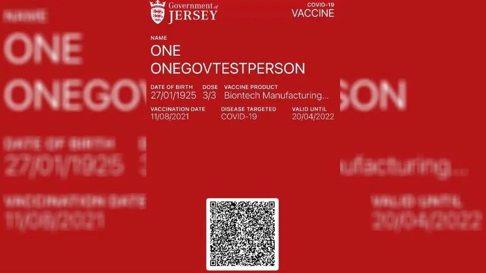 QR code after vaccination in 2022