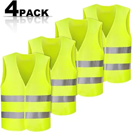 Reflective vests for drivers in the car