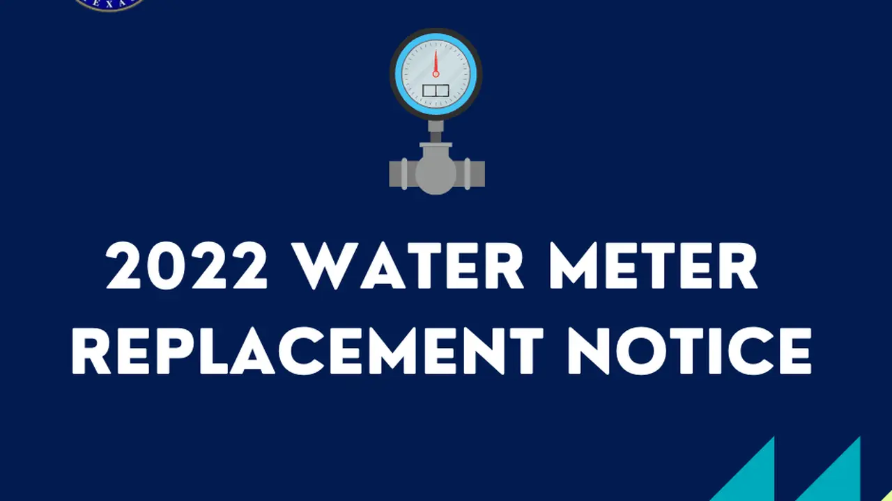 Replacement of water meters in 2022