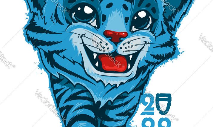 A kék vízi tigris 2022 jelképe.
