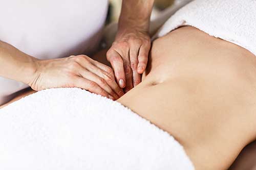 Visceral massage for adults