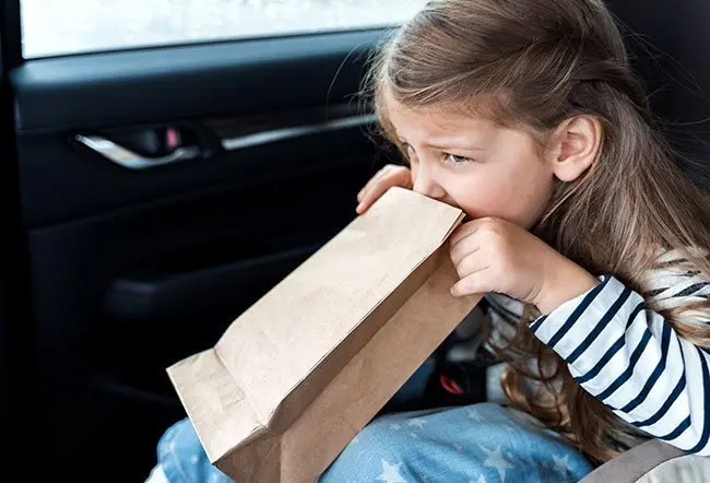 Vomiting in a child without fever