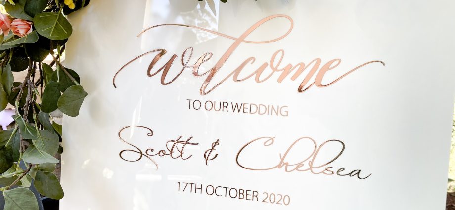 Wedding signs