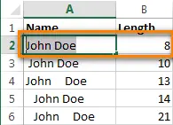 2 Ways to Remove Spaces Between Words or Numbers in Excel Cells