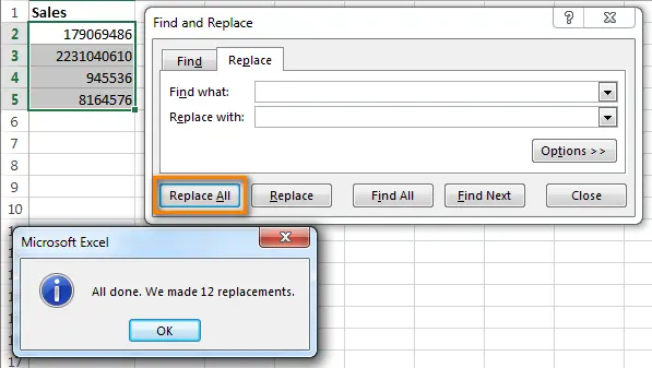 2 Ways to Remove Spaces Between Words or Numbers in Excel Cells