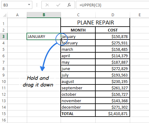 3 Ways to Change Character Case in Excel 2013, 2010 and 2007