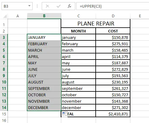 3 Ways to Change Character Case in Excel 2013, 2010 and 2007