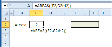 30 Excel functions in 30 days: AREAS