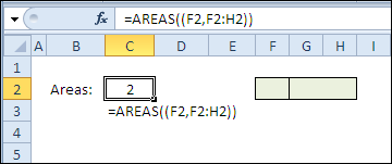 30 Excel functions in 30 days: AREAS