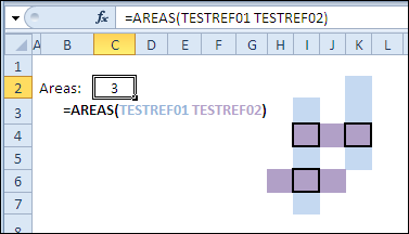 30 Excel functions in 30 days: AREAS