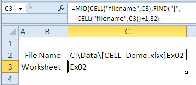 30 Excel functions in 30 days: CELL
