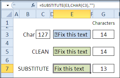 30 Excel functions in 30 days: CLEAN