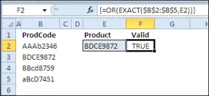 30 Excel Functions in 30 Days: Day One - EXACT