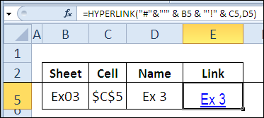 30일 동안 30가지 Excel 기능: HYPERLINK