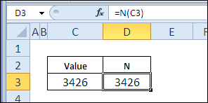 30 Excel functions in 30 days: N (N)