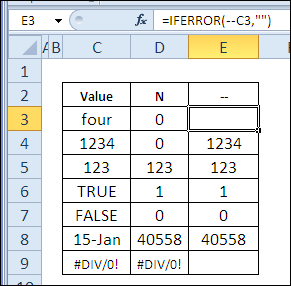 30 Excel functions in 30 days: N (N)