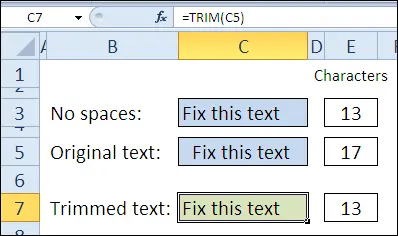 30 Excel functions in 30 days: TRIM