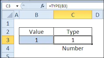 30 Excel functions in 30 days: TYPE