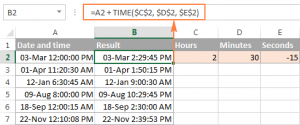 Adding and subtracting days, weeks, months and years in Excel