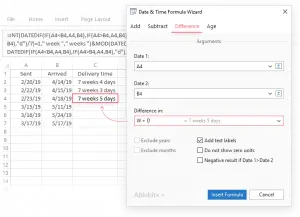 Adding and subtracting days, weeks, months and years in Excel