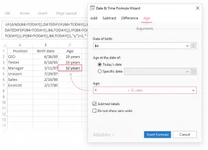 Adding and subtracting days, weeks, months and years in Excel