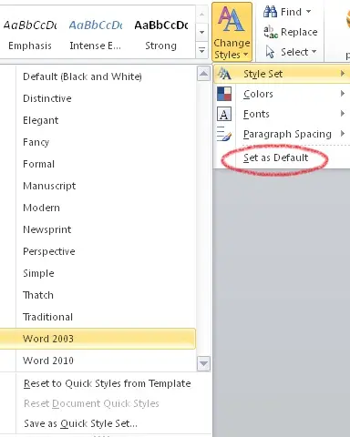 Adjust line spacing in Word 2007 and 2010