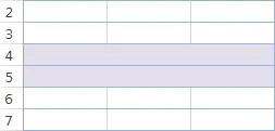 Alternating Rows and Columns in Excel