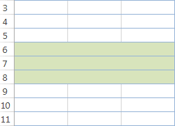 Alternating Rows and Columns in Excel